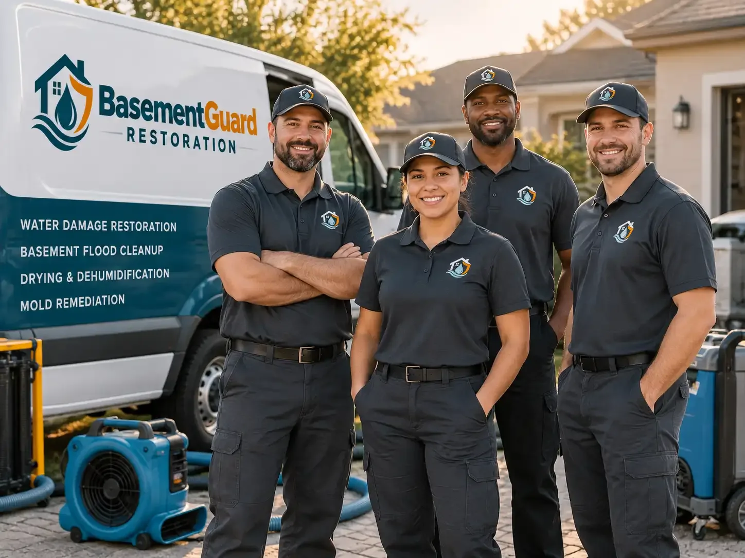 Basement Water Damage Restoration company in Pollock, SD